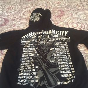 Men’s black Sons of Anarchy hoodie